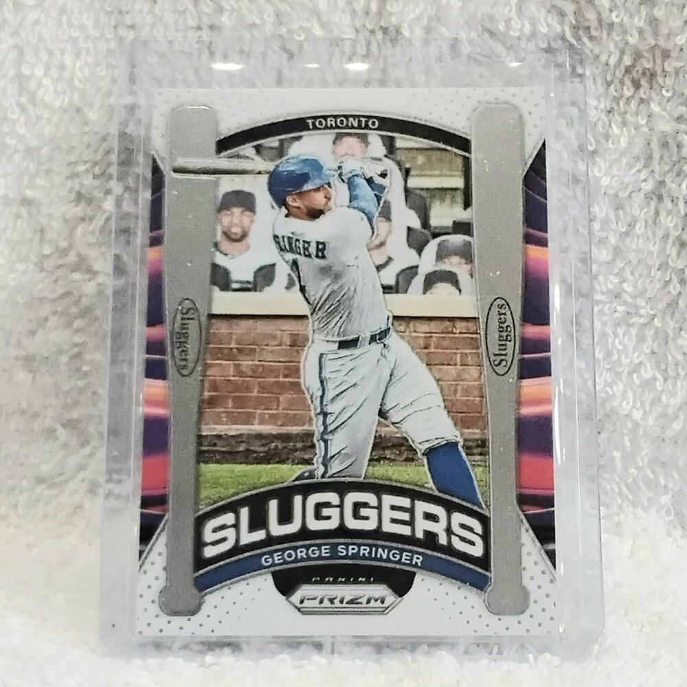3/$25 Mint 2021 Panini Prizm George Springer Silver Sluggers MLB Card SL9!!